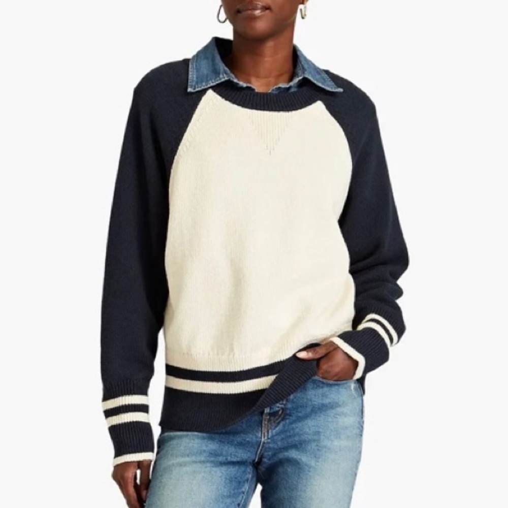 Veronica Beard Ralie Raglan Crewneck SZ XS